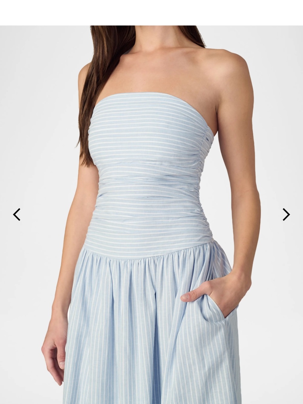 Joe's Jeans Reina Maxi Strapless. NWT size Medium